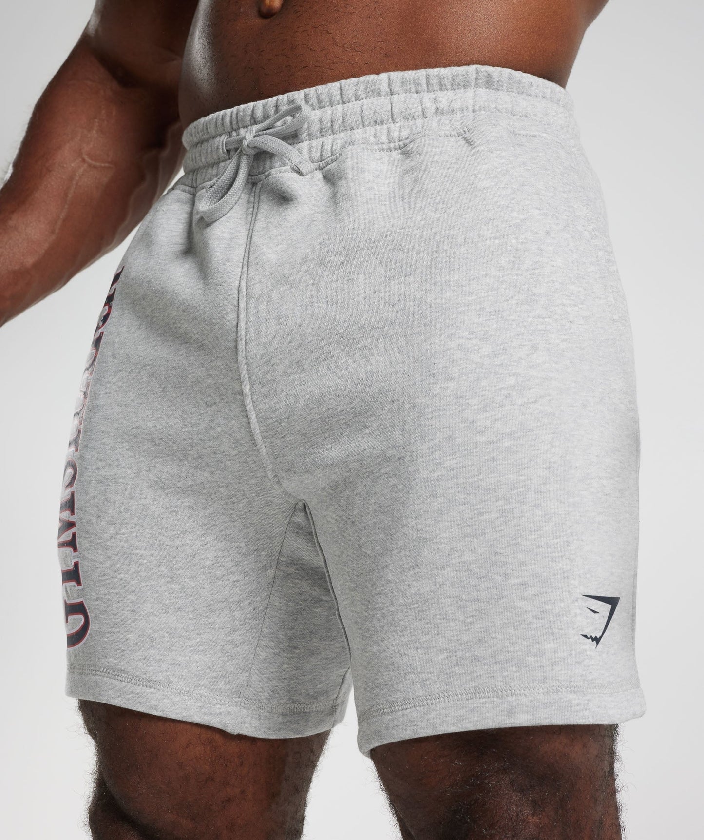 Gymshark Retrowave Shorts - Light Grey Core Marl