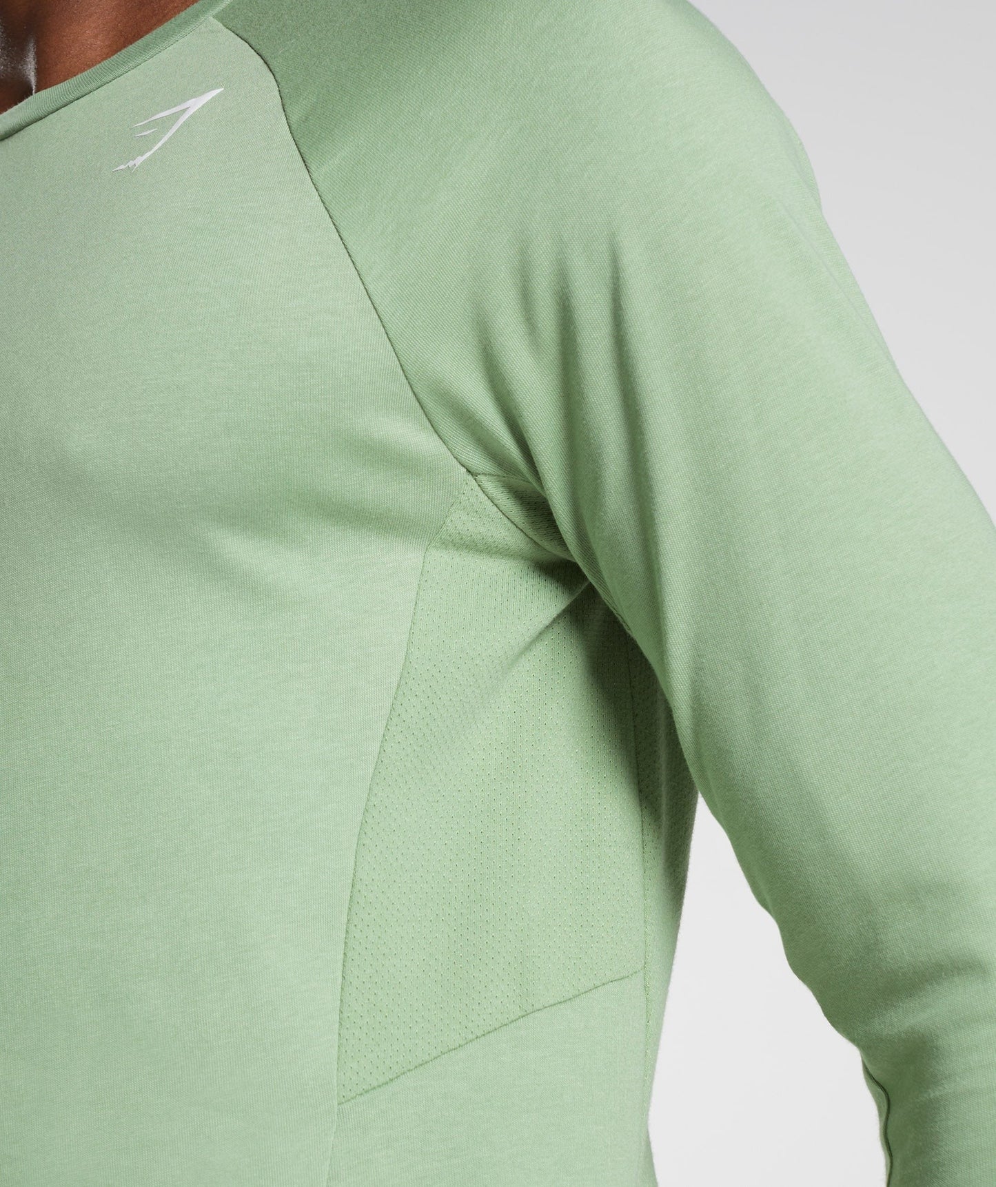 Gymshark React Long Sleeve Top - Tea Green