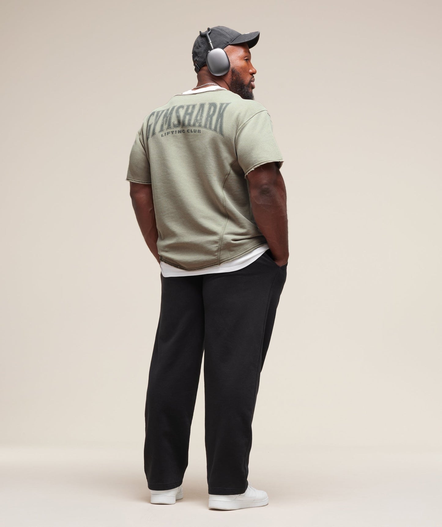 Gymshark Heritage Washed Rag Top - Stone Grey