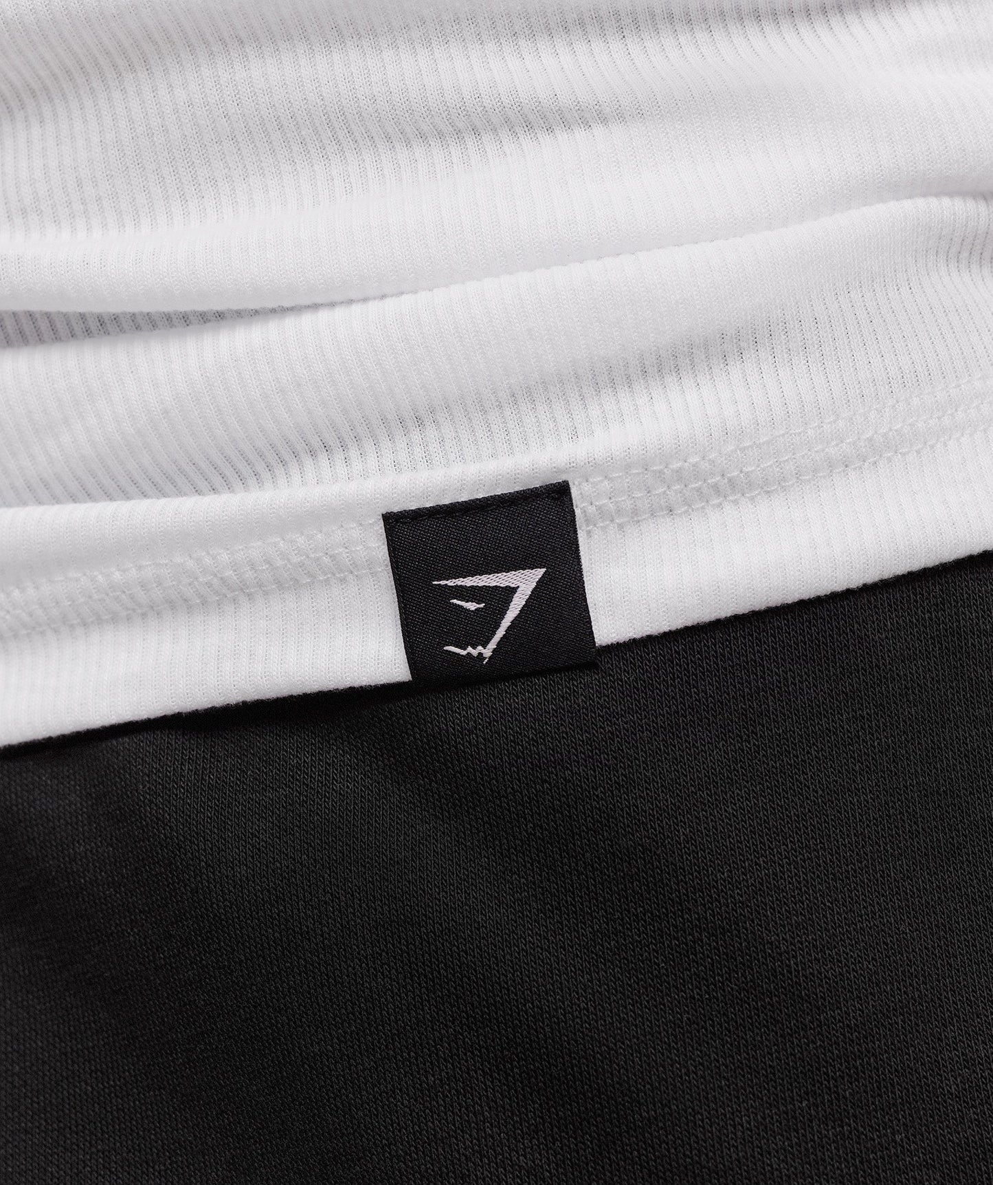 Gymshark Ribbed Tank 1PK - White/Black