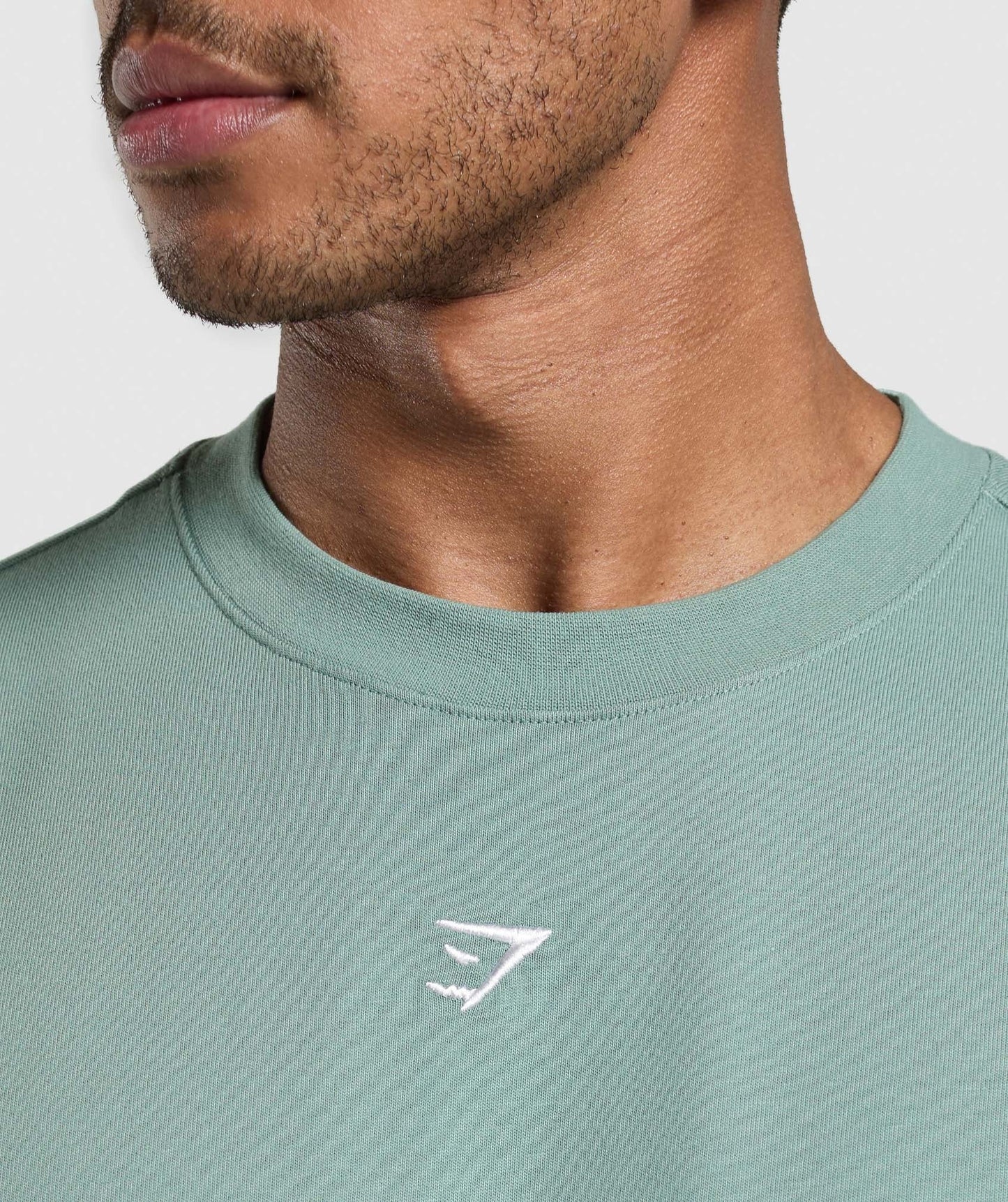 Gymshark Rest Day Essentials Boxy T-Shirt - Celeste Blue