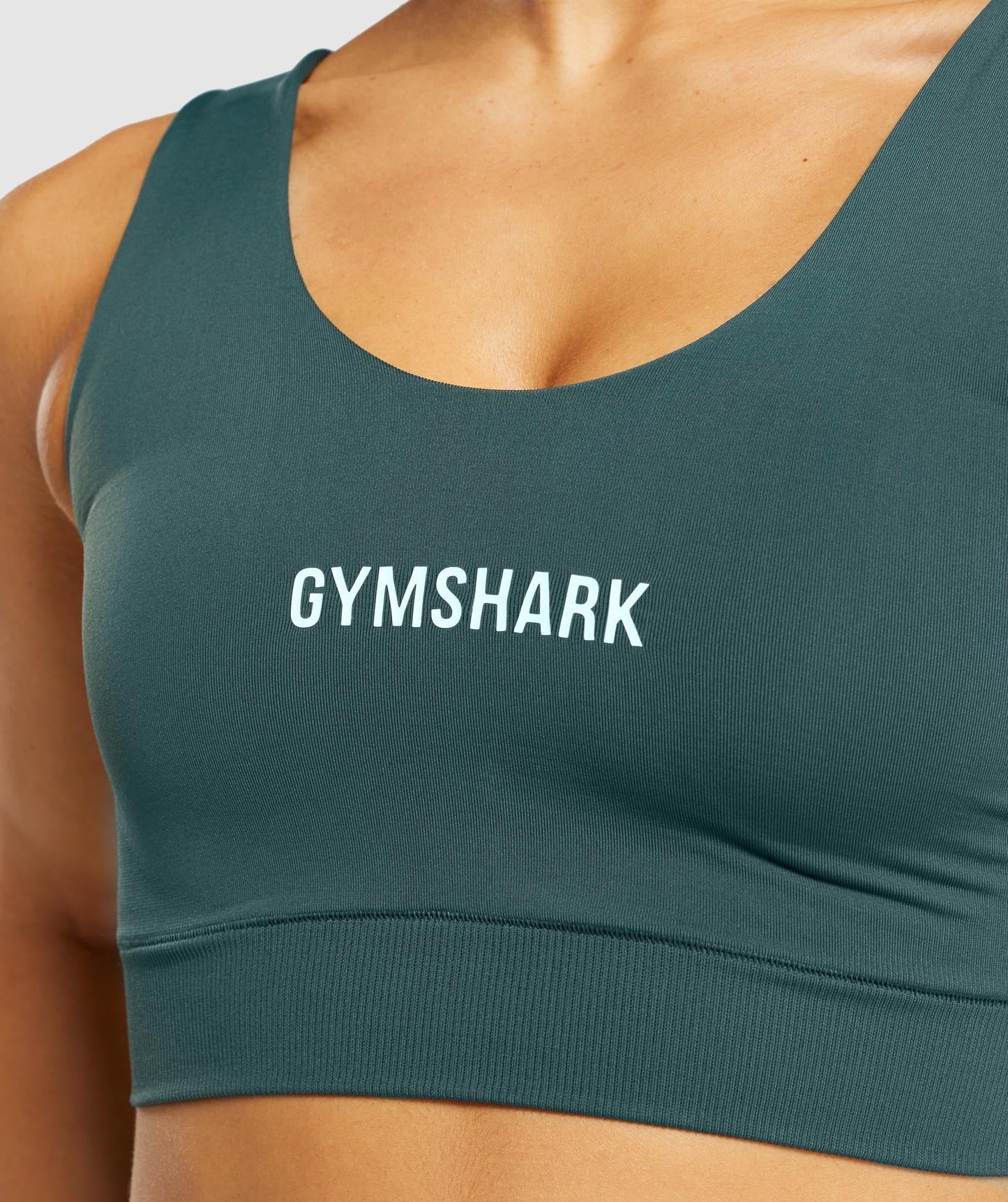Gymshark Breeze Lightweight Seamless Sports Bra - Dark Green