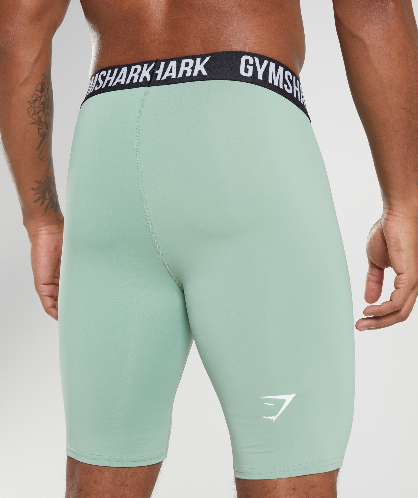 Gymshark Element Baselayer Shorts - Desert Sage Green