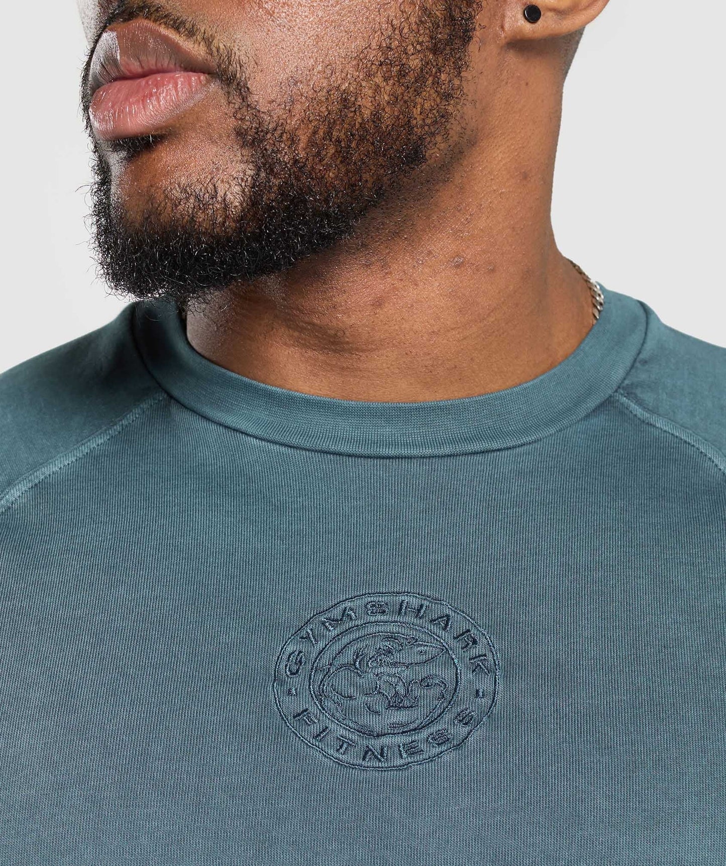Gymshark Premium Legacy T-Shirt - Cargo Blue