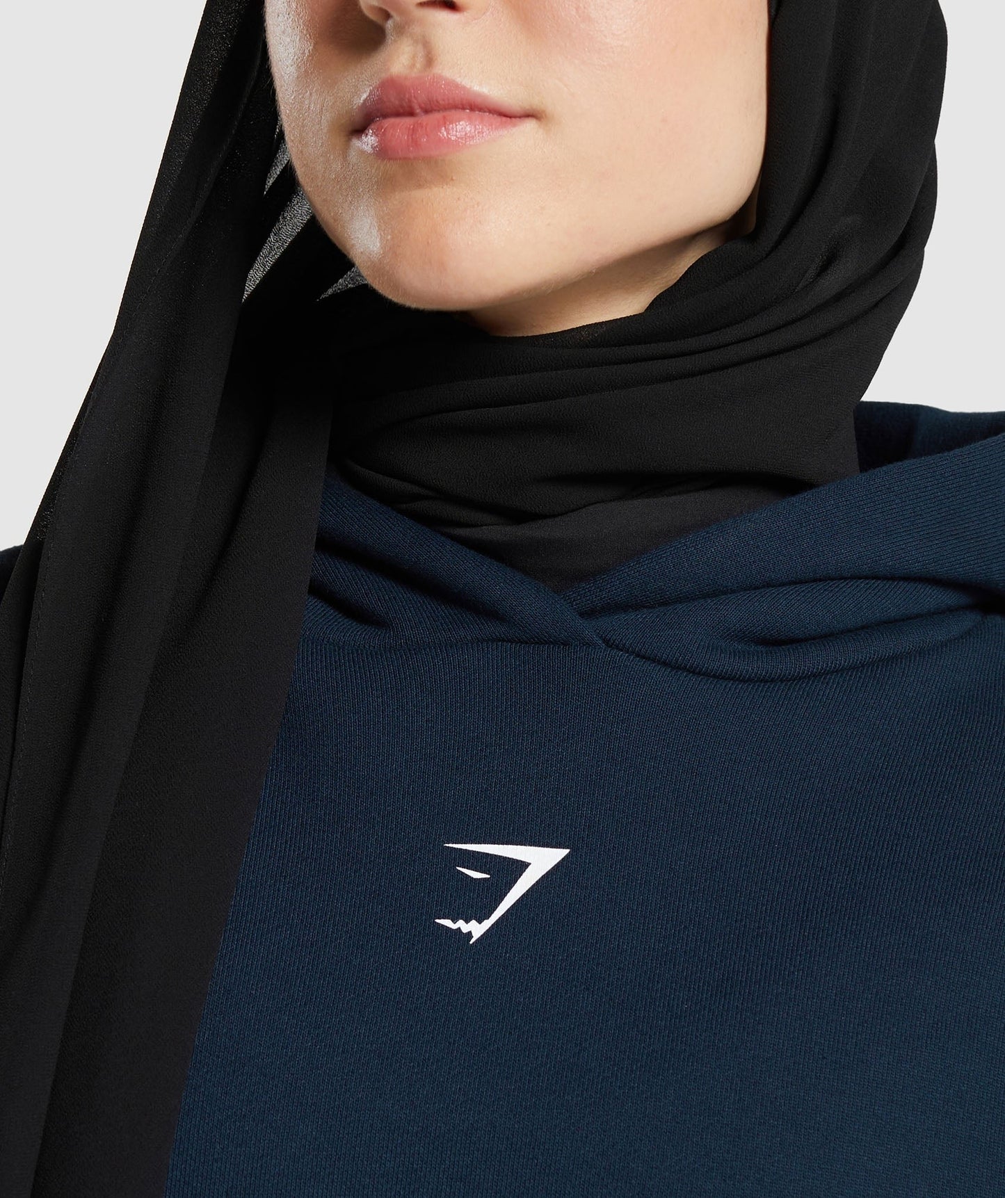 Gymshark GS X Leana Deeb Oversized Graphic Hoodie - Navy