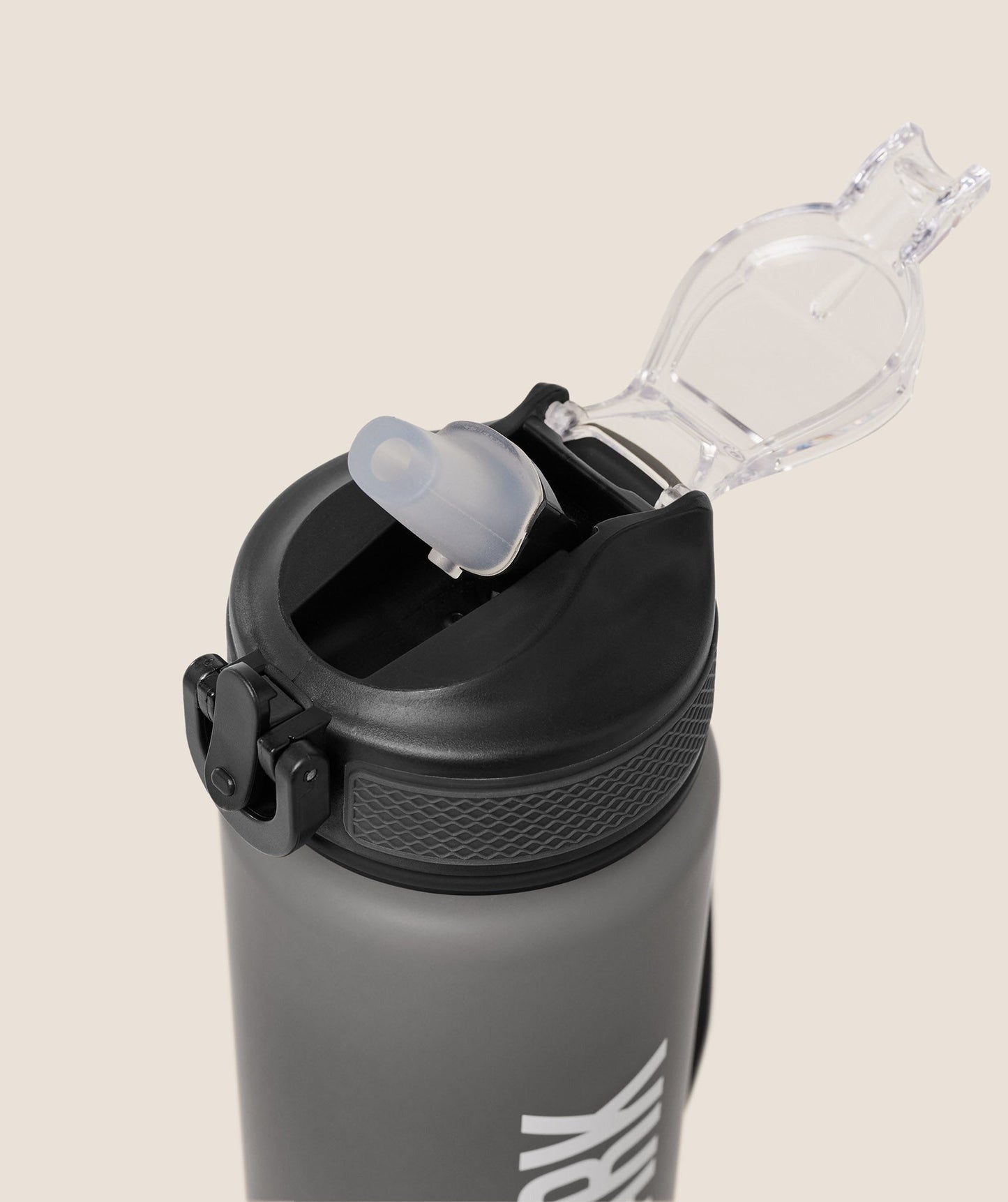 Gymshark Sports Bottle With Straw - GS Black