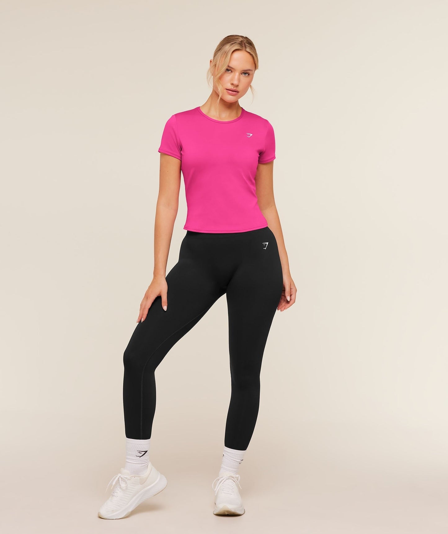 Gymshark Training Baby Tee - Super-Set Pink