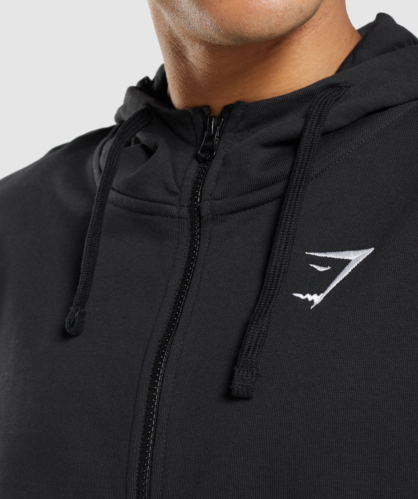 Gymshark Essential Zip Up Hoodie - Black