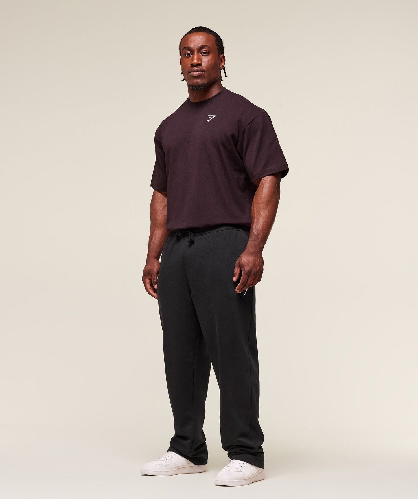 Gymshark Essential Oversized T-Shirt - Plum Brown