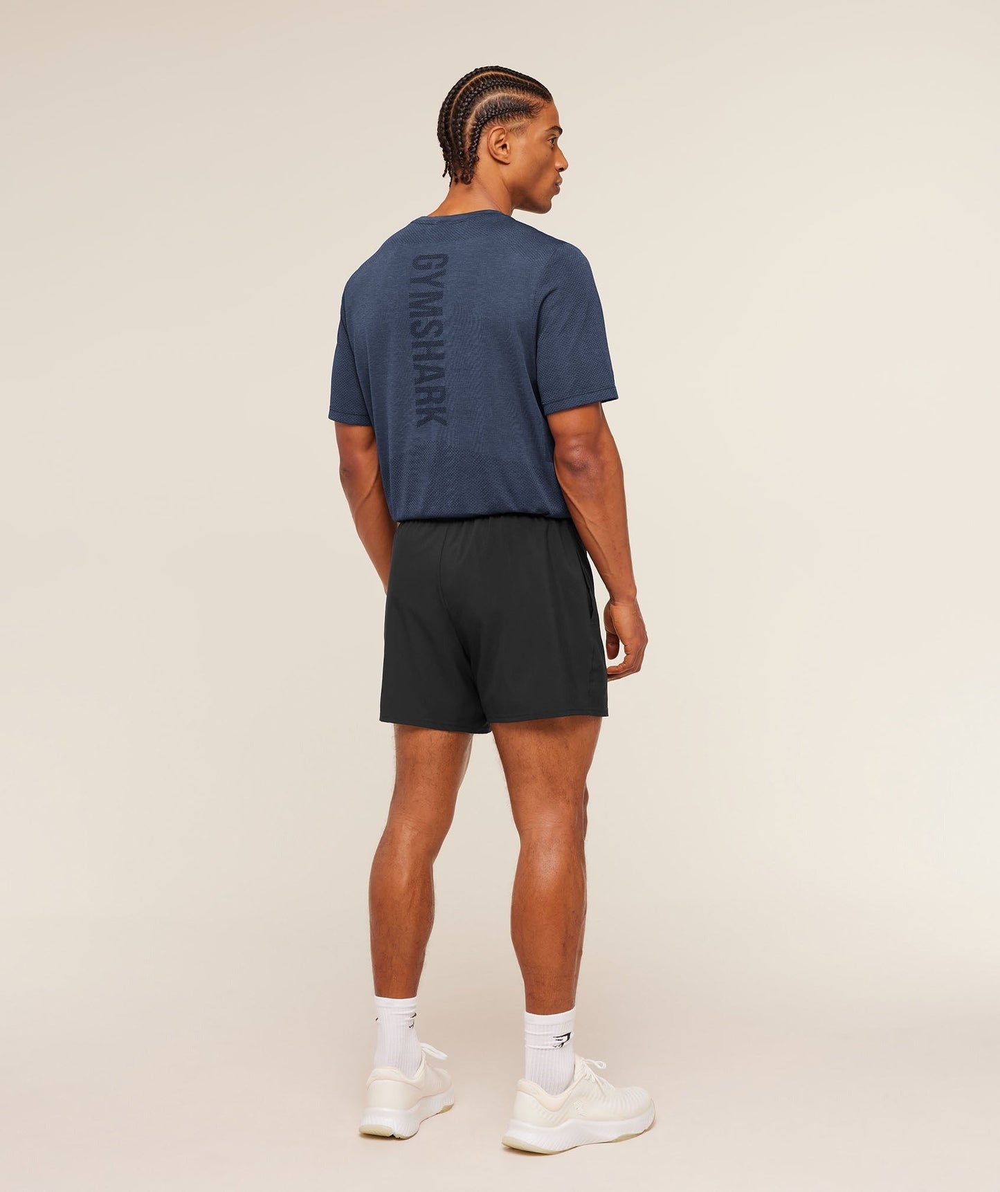 Gymshark Lightweight Seamless T-Shirt - Heavy Blue/Marl
