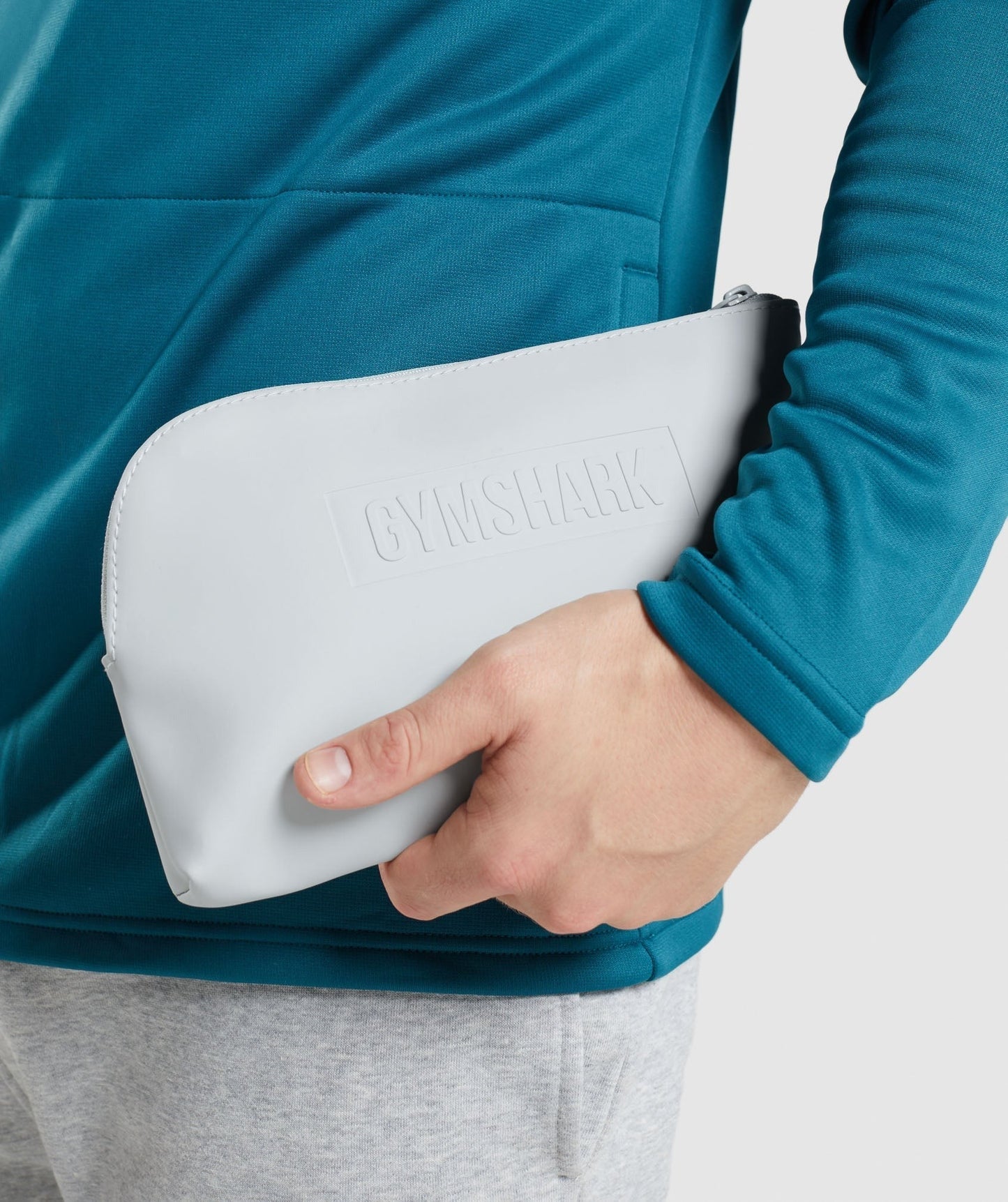 Gymshark Everyday Zip Pouch - Light Grey