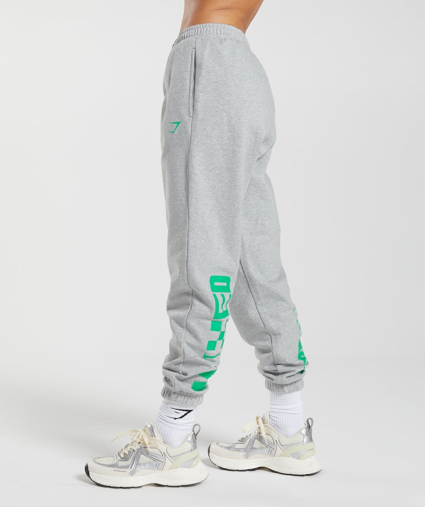 Gymshark Maxed Out Joggers - Light Grey Marl