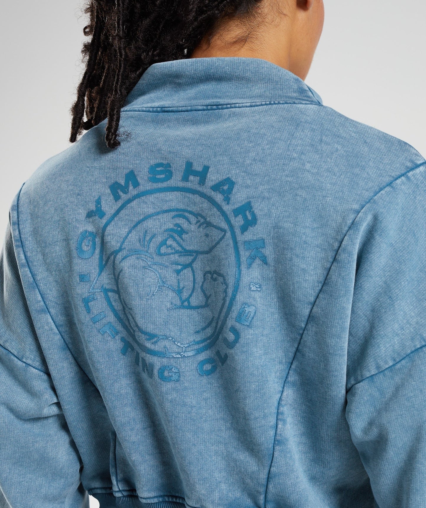 Gymshark Legacy Washed Sweatshirt - Lakeside Blue