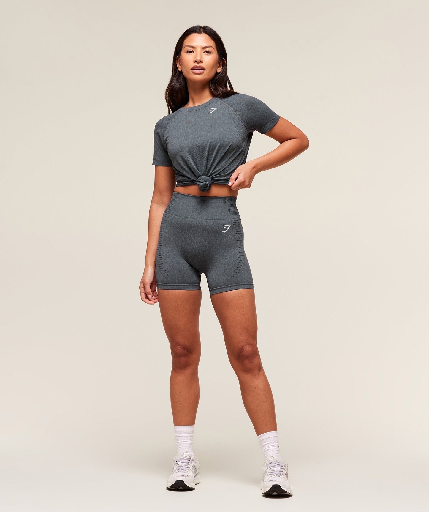 Gymshark Vital Seamless 2.0 Light T-Shirt - Strong Grey/ Marl