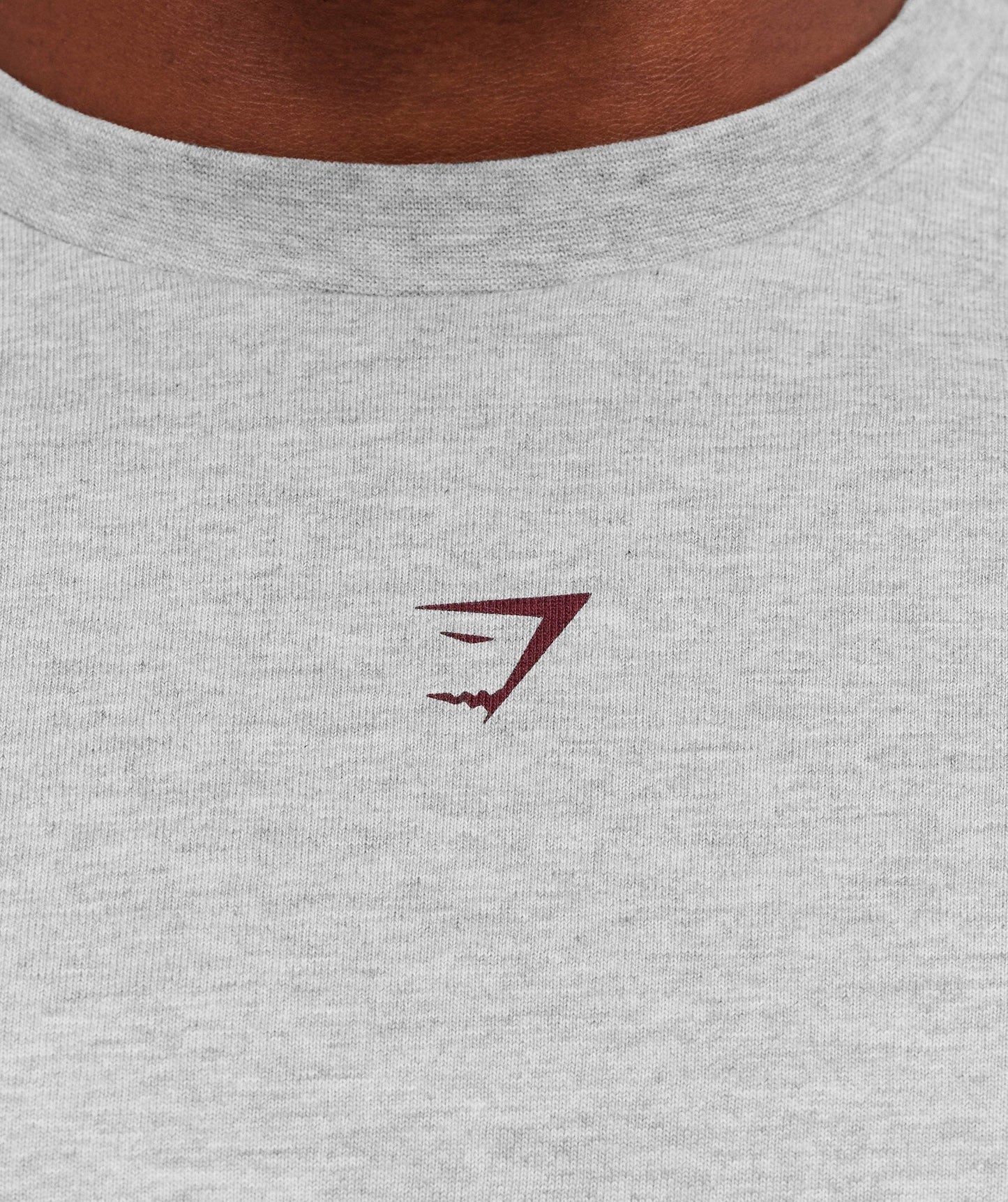 Gymshark Strength Long Sleeve T-Shirt - Light Grey Core Marl