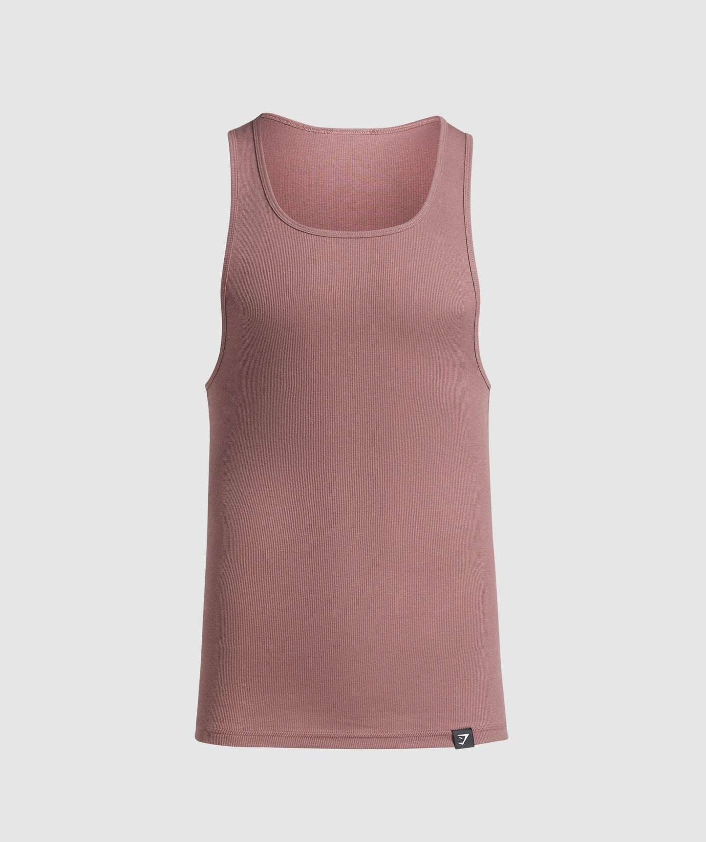 Gymshark Ribbed Tank 1PK - Brick Brown