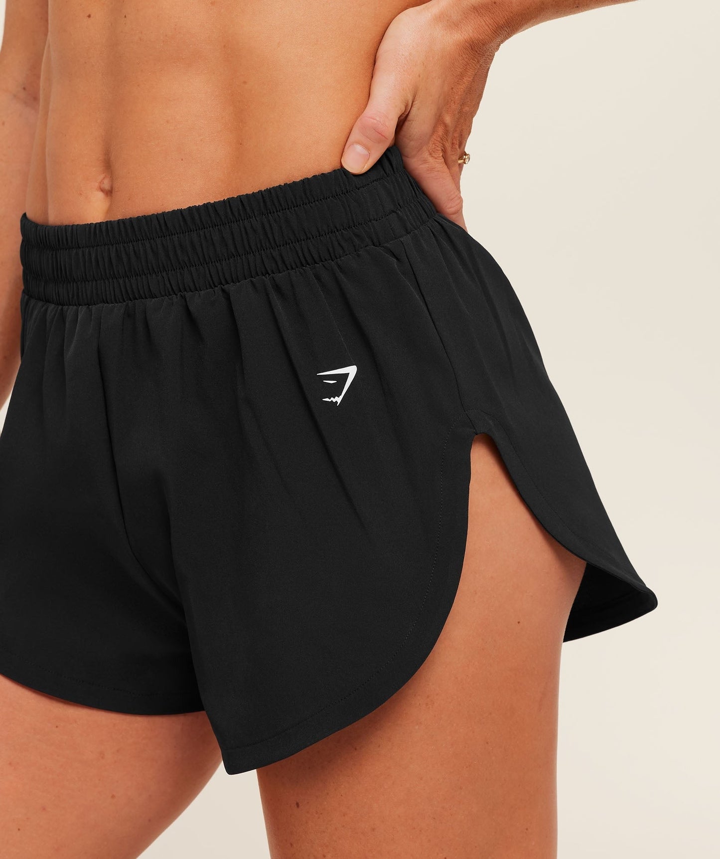 Gymshark Interval High Leg Shorts - Black
