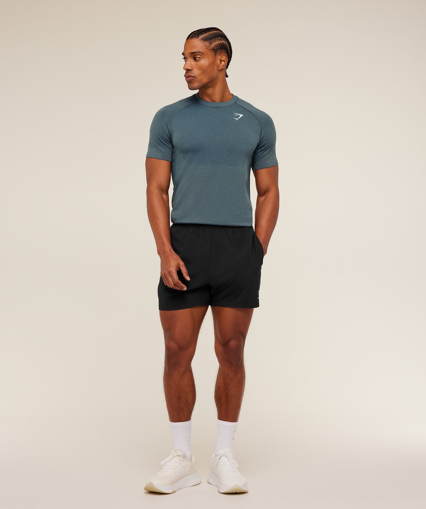 Gymshark Vital Seamless T-Shirt - Iron Blue / Stealth Blue