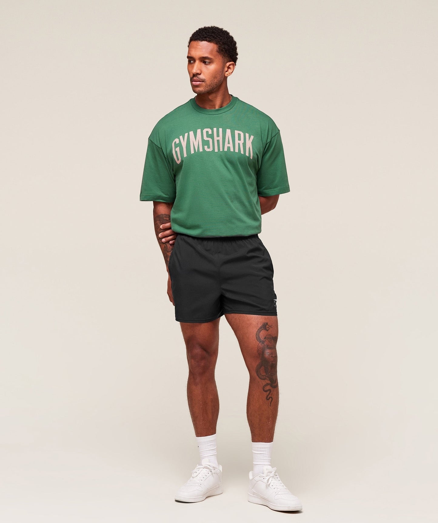 Gymshark Worn Graphic T-Shirt - Lift Green