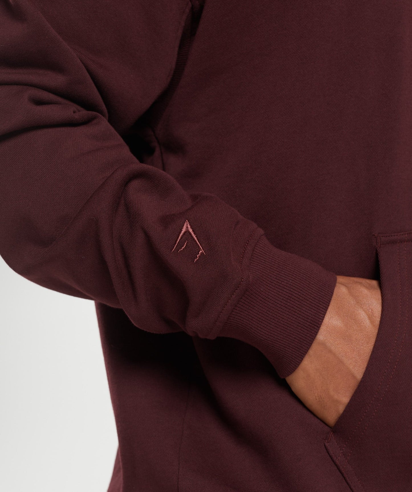 Gymshark Rest Day Essentials Hoodie - Rich Maroon