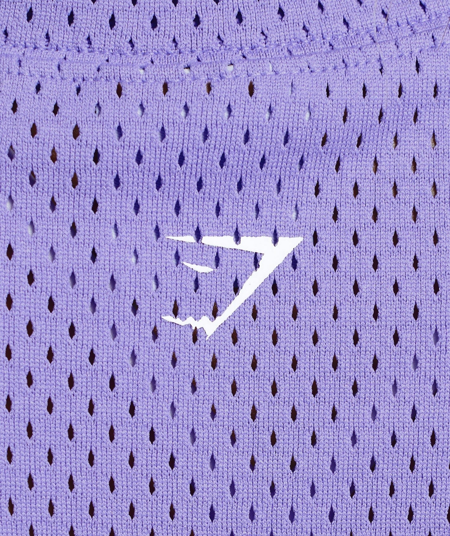 Gymshark Mesh Graphic Crop Top - Record Purple