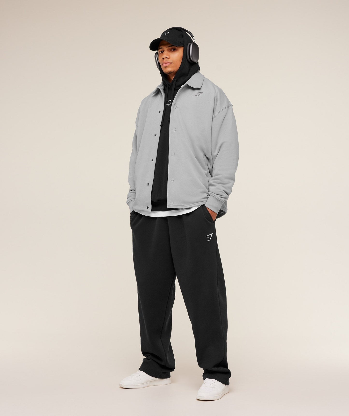 Gymshark Power Coach Jacket - Smokey Grey