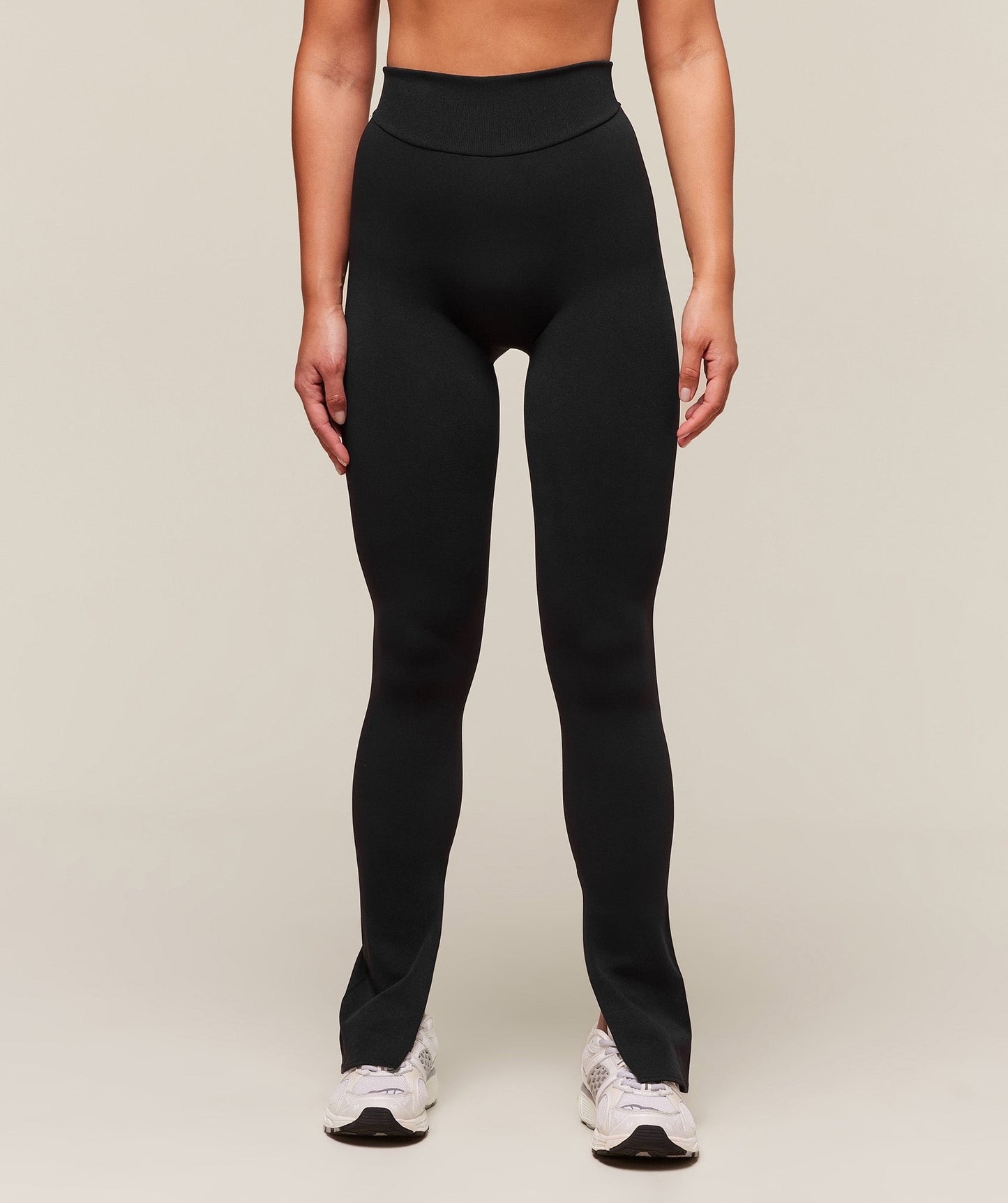 Gymshark everywear Warp Knit Flare Leggings - Black