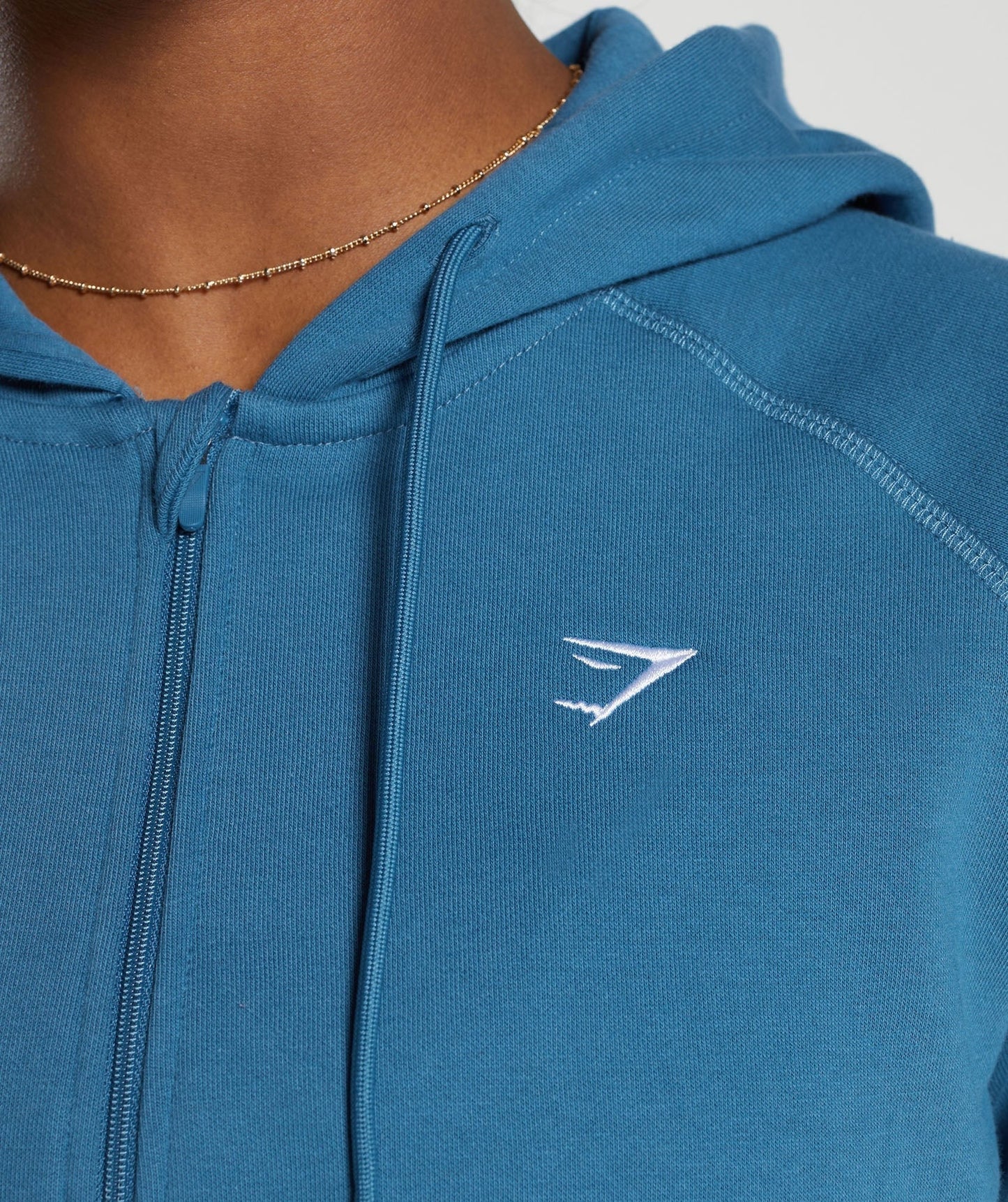 Gymshark Training Fleece Zip Hoodie - Utility Blue