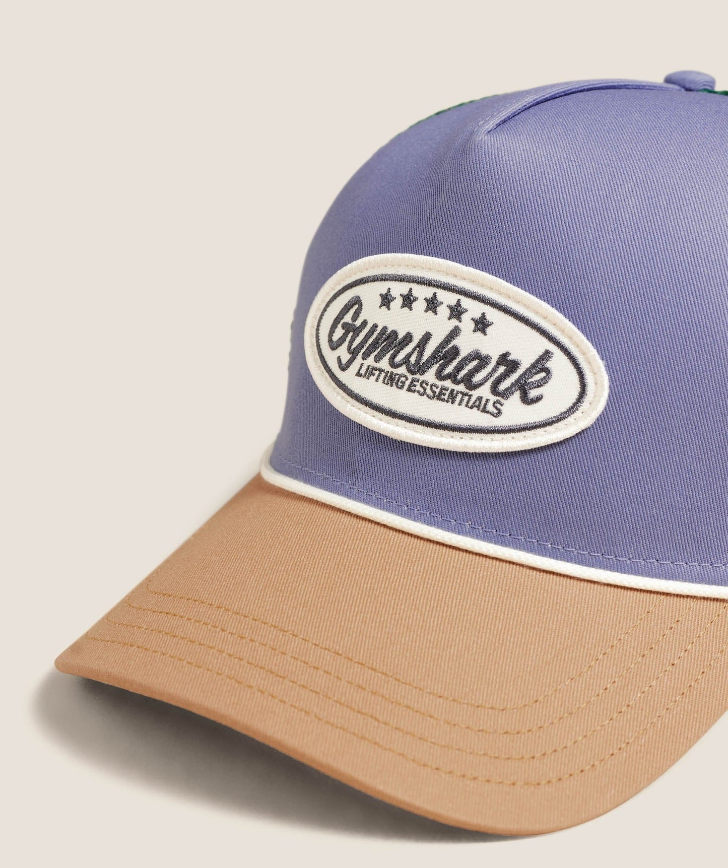 Gymshark Trucker Cap - Worn Blue/Antique Gold/Lift Green