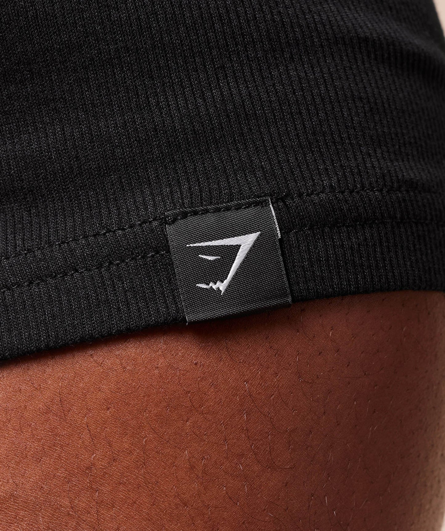 Gymshark Legacy Ribbed T-Shirt - Black