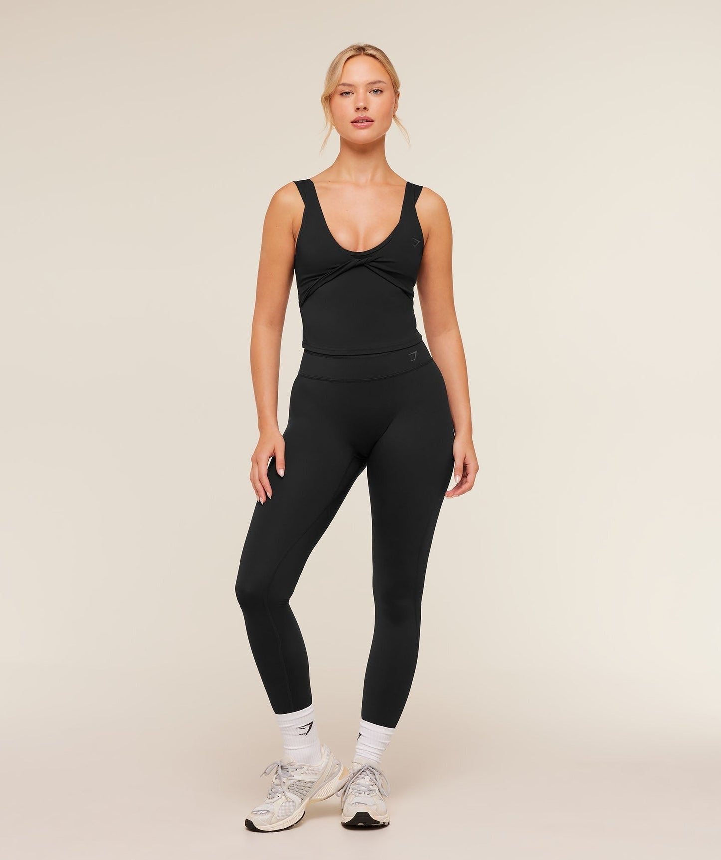 Gymshark Crossover Back Leggings - Black
