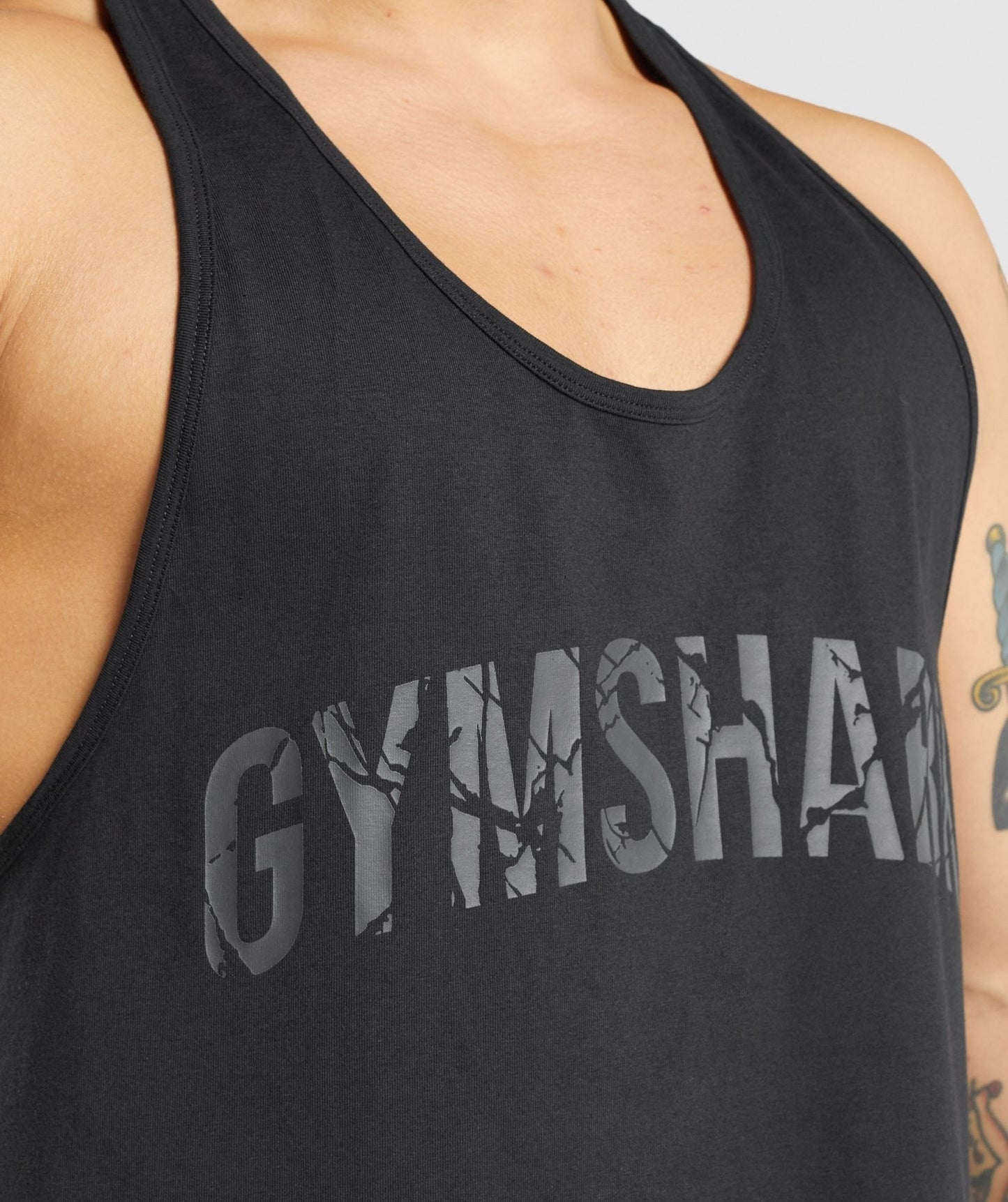 Gymshark Power Stringer - Black
