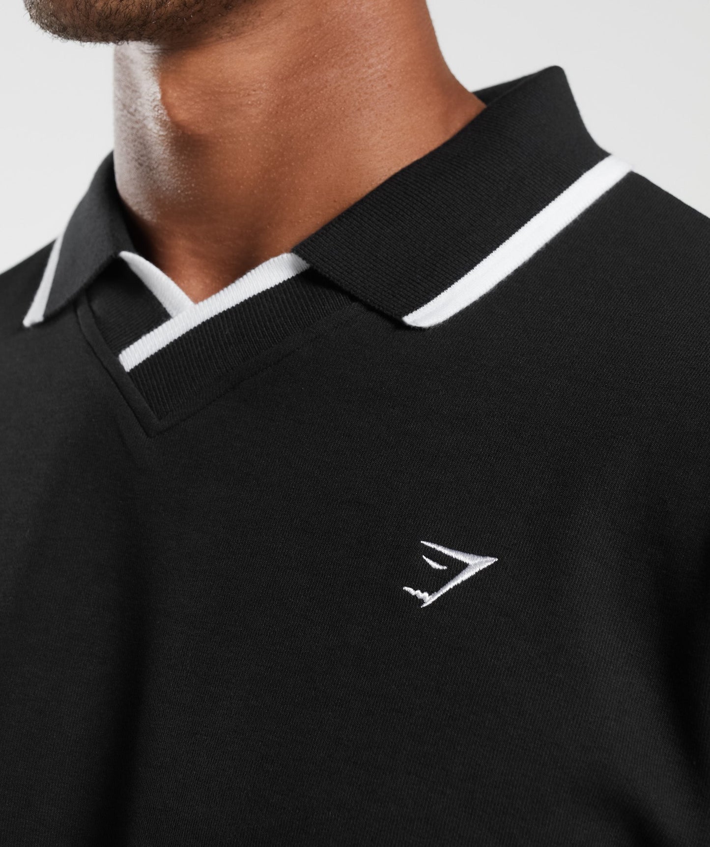 Gymshark Rest Day Street Polo Pullover - Black