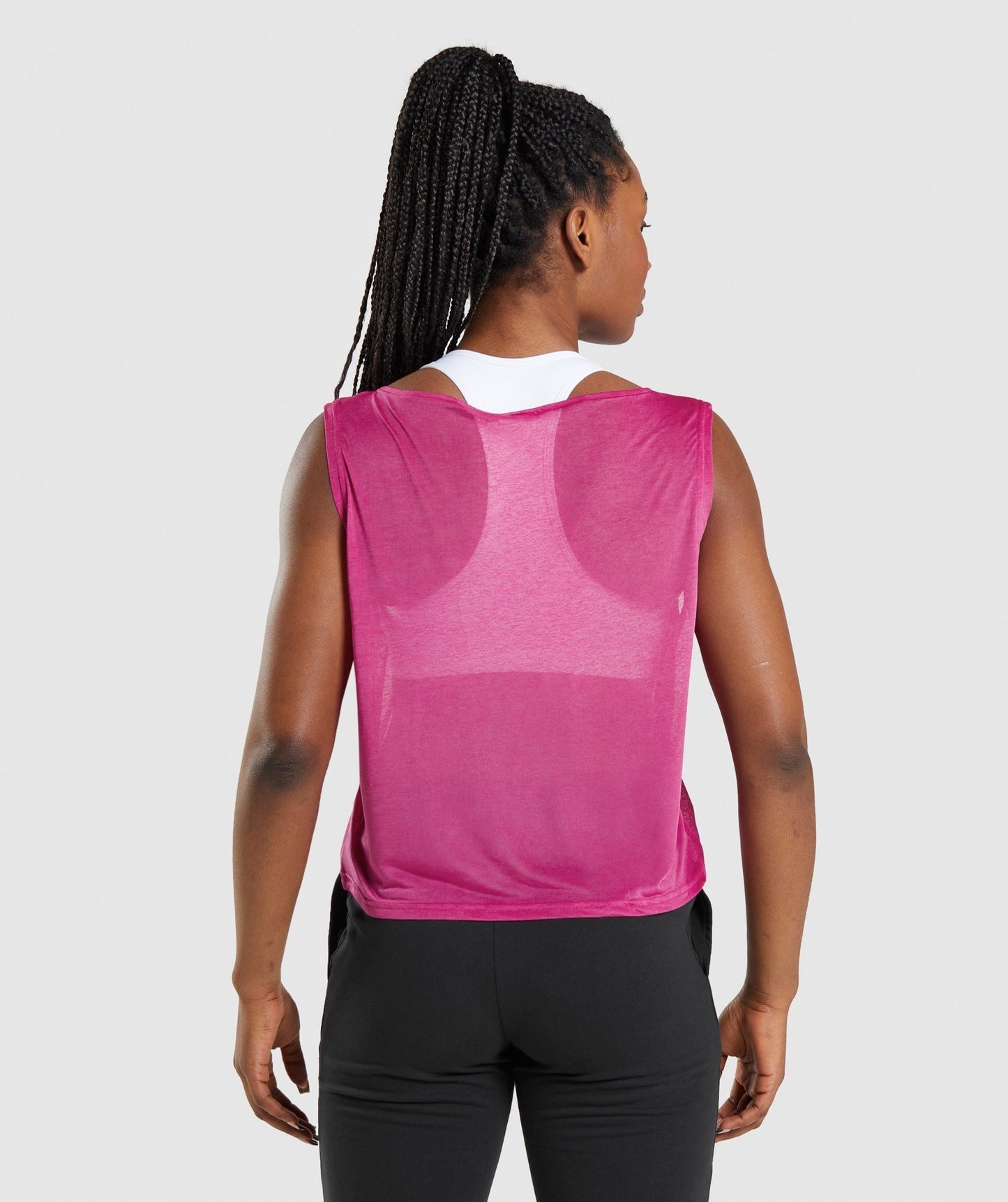 Gymshark Training Oversized Tank - Dragon Pink