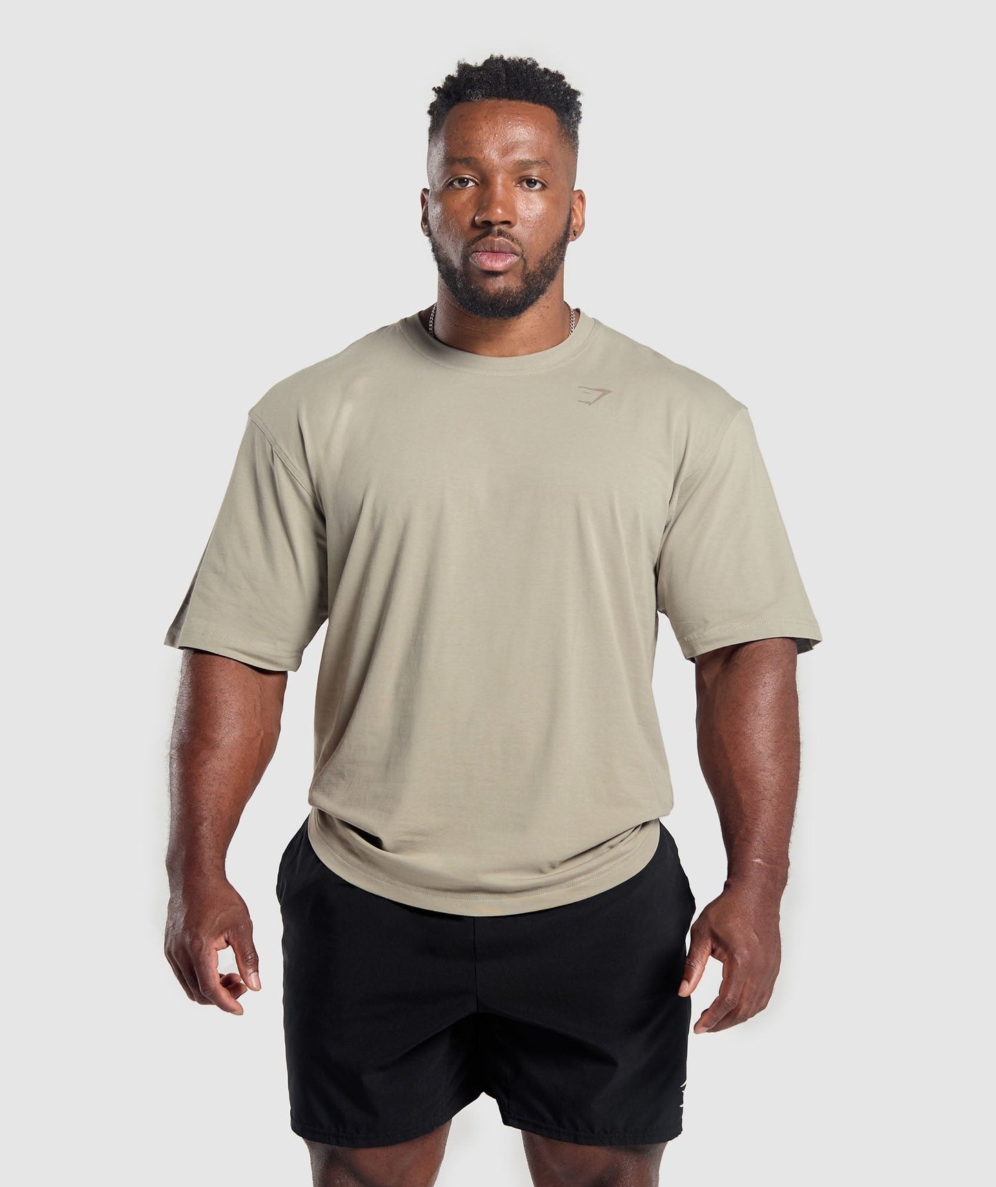 Gymshark Power T-Shirt - Ecru Brown