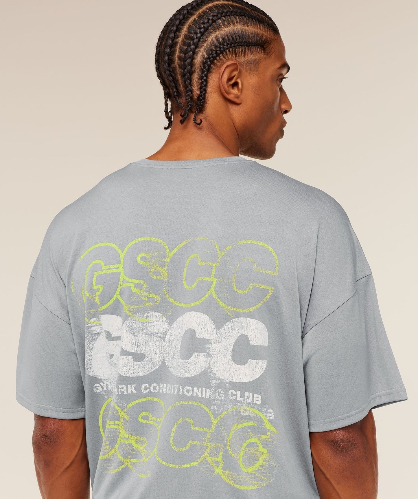 Gymshark GSCC Graphic T-Shirt - Denim Grey