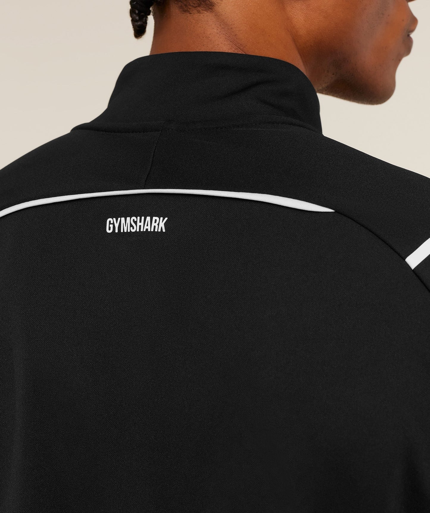 Gymshark Arrival Contrast 1/4 Zip - Black