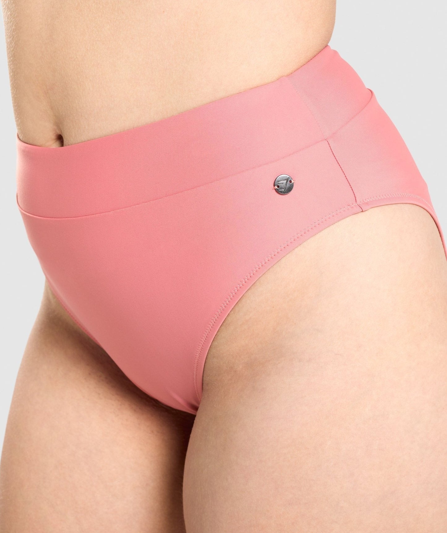 Gymshark High Rise Bikini Bottoms - Light Pink