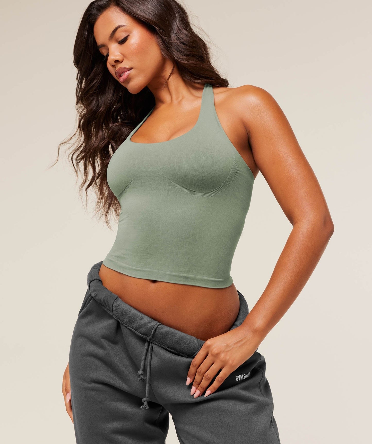 Gymshark Cosy Luxe Cuffed Joggers - Grey