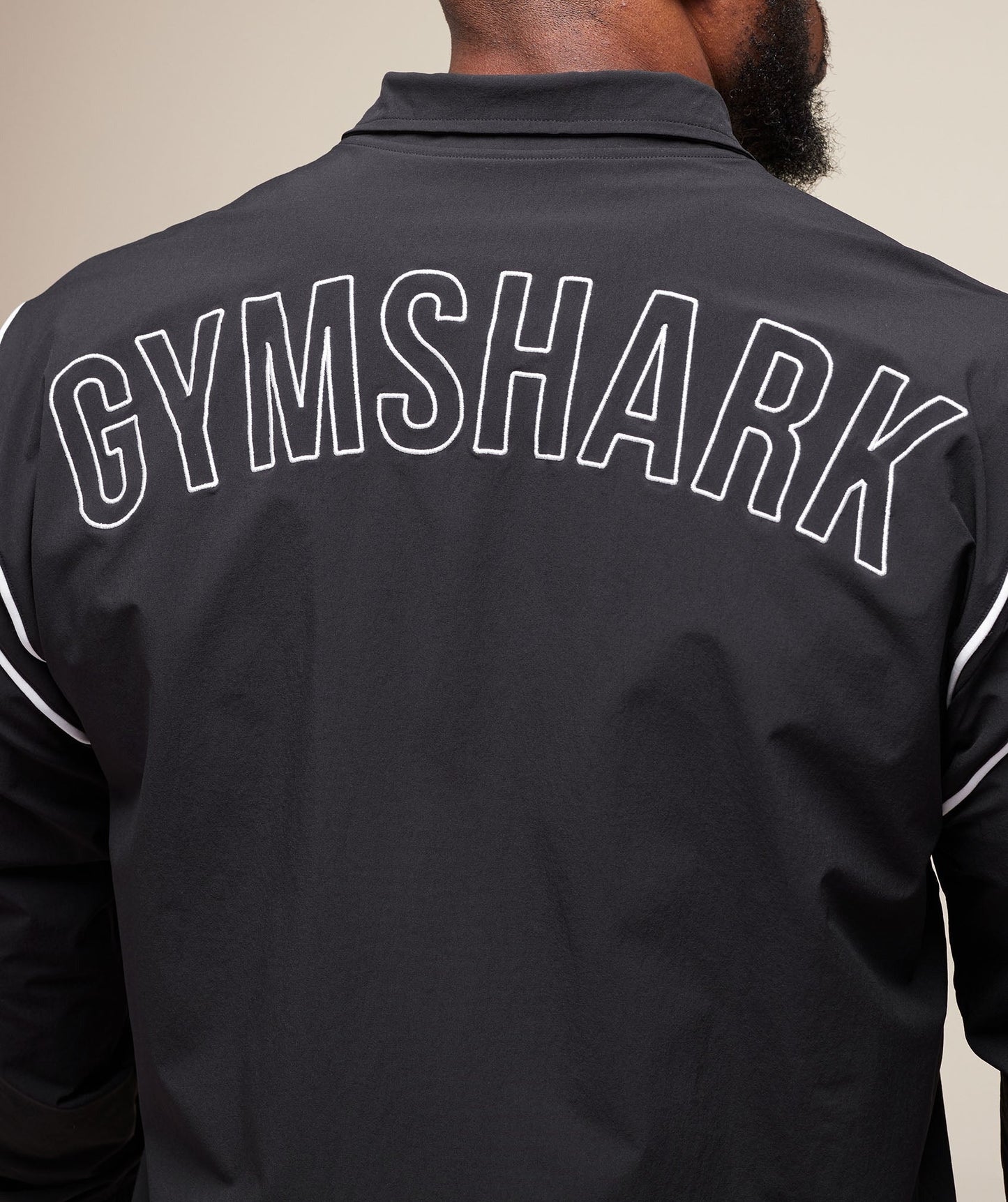 Gymshark Retro Crinkle Track Jacket - Black