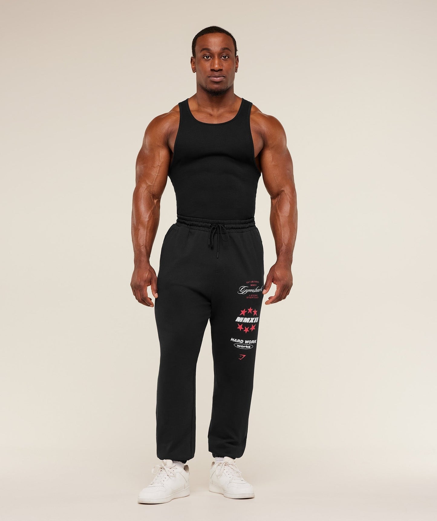 Gymshark Global Lifting Graphic Pants - GS Black