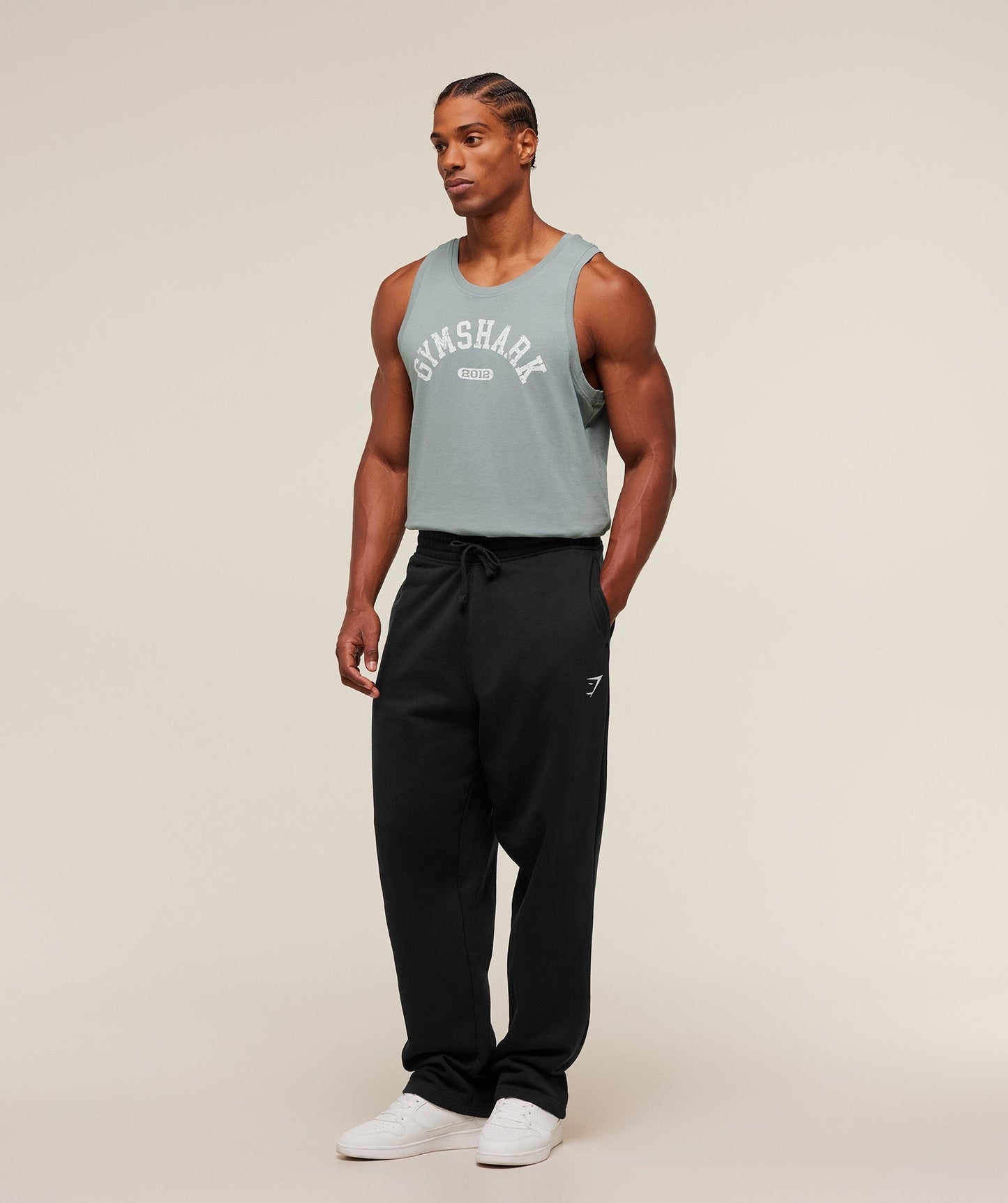 Gymshark 2012 Strength Tank - Denim Grey
