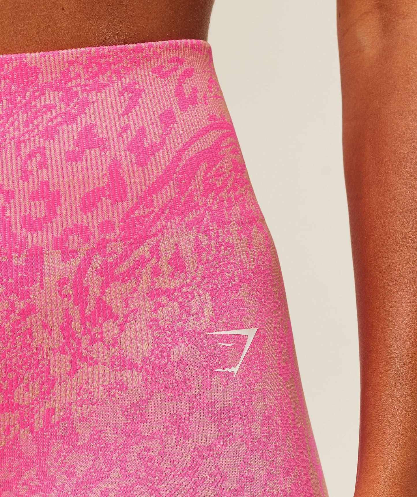 Gymshark Adapt Animal X Whitney Leggings - Electric Pink / Sorbet Yellow