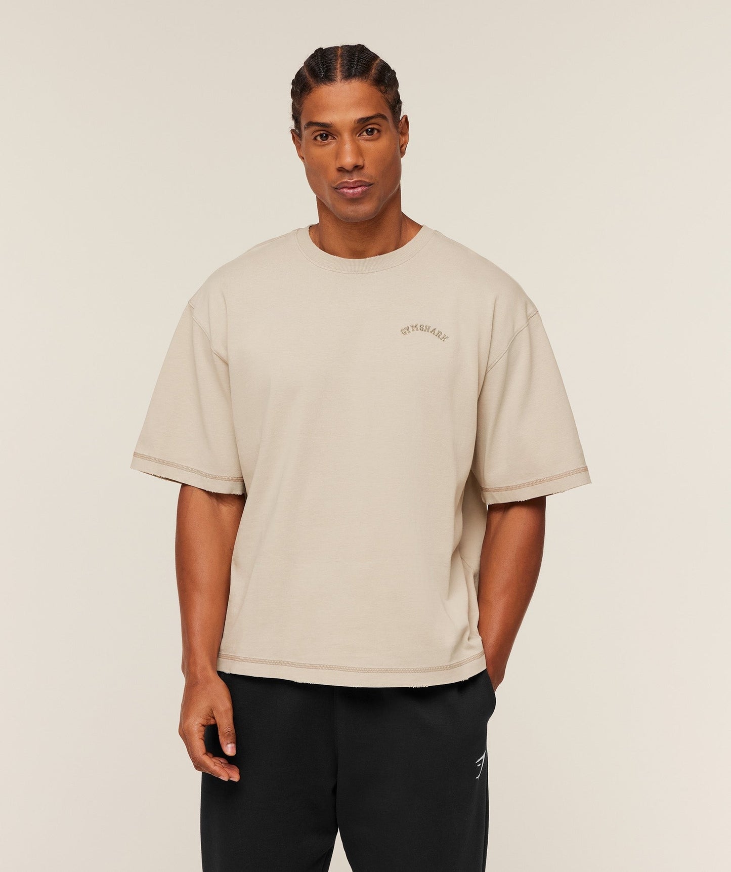 Gymshark Re-Rack T-Shirt - Pebble Grey