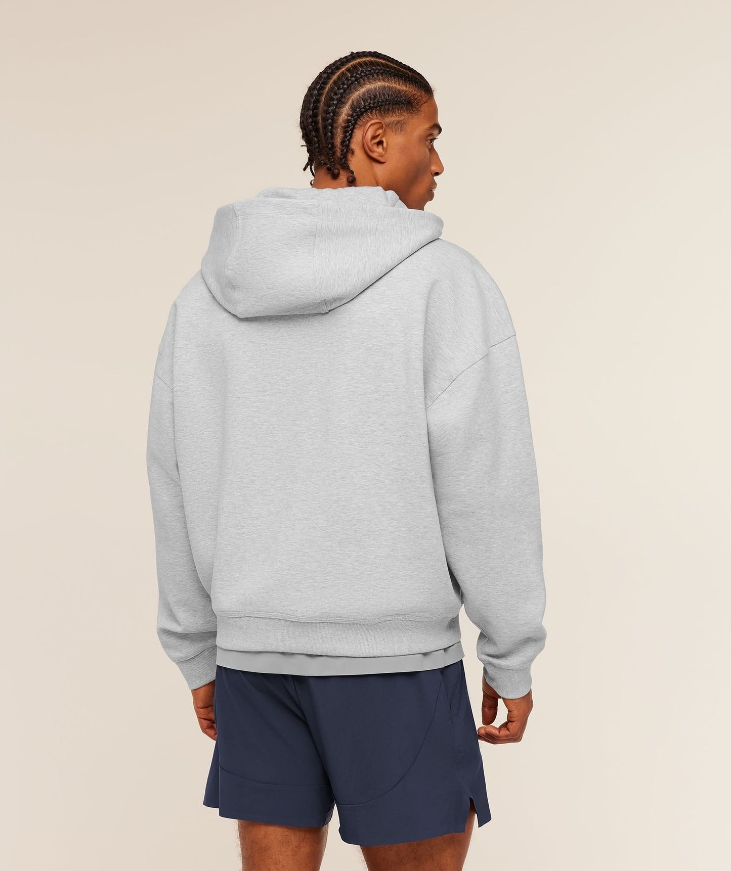 Gymshark Evolve Lightweight Zip Through Hoodie - Bros Soft Grey Marl