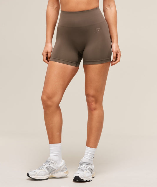 Gymshark Soft Sculpt Shorts - Walnut Brown