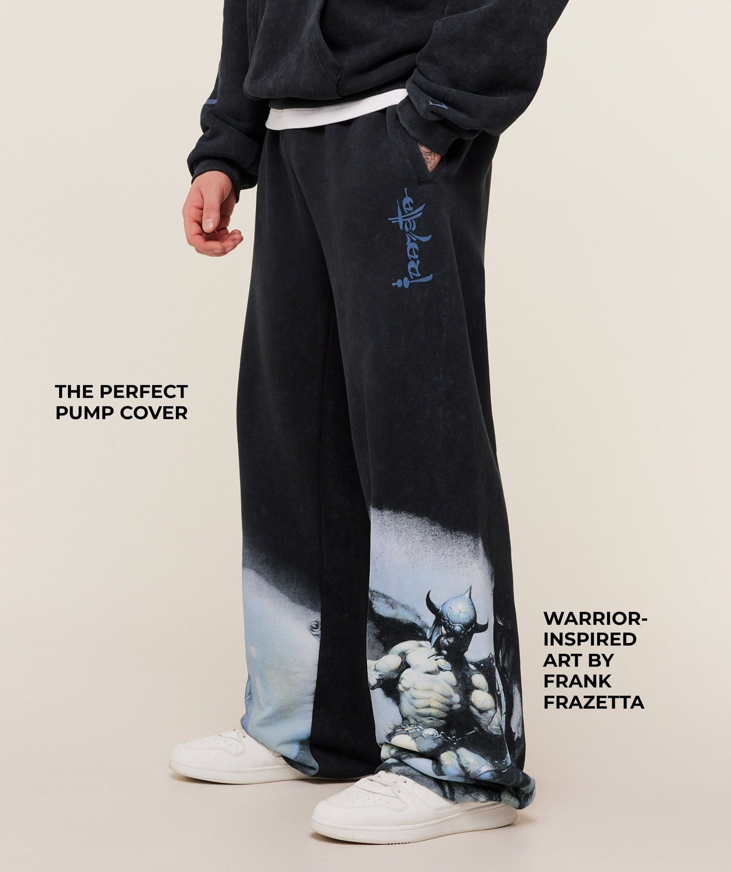 Gymshark Power x Frazetta Graphic Joggers - Black