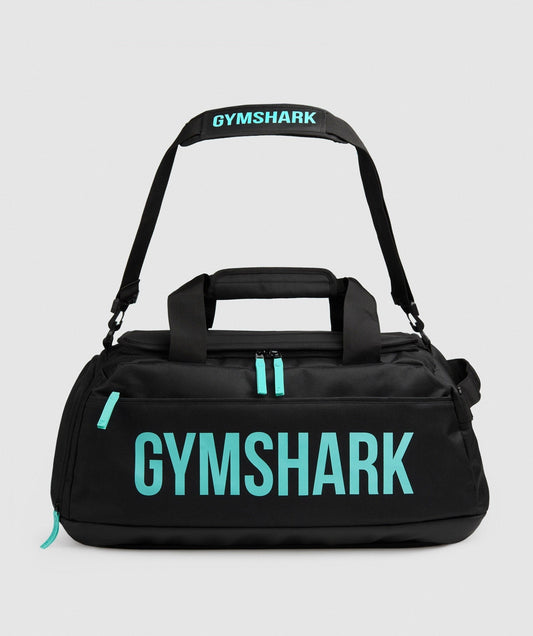 Gymshark Lifting Club Gym Bag - Black/Turquoise