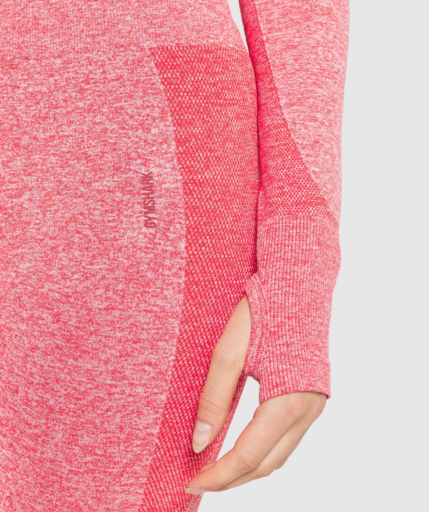 Gymshark Flex Cycling Shorts - Red Marl/Claret
