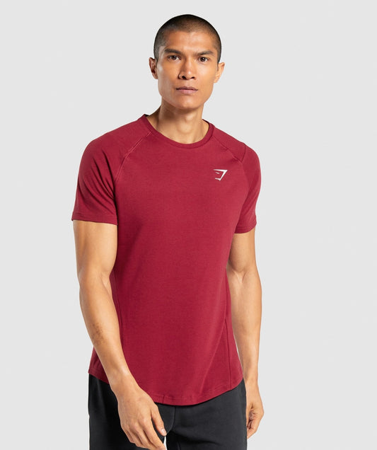 Gymshark Bold T-Shirt - Burgundy